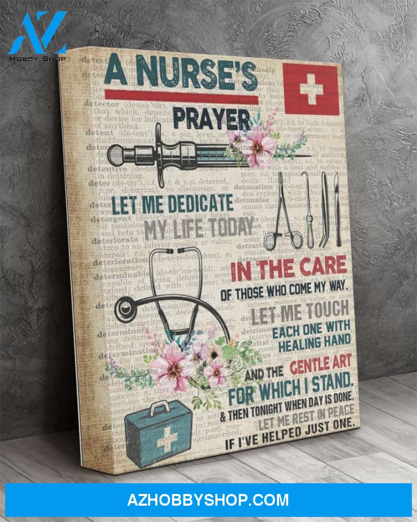 Nurse's Prayer Canvas Print