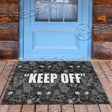 Occult Satanic Keep Off SED-0811 Door Mat