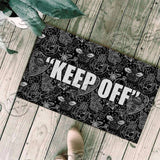 Occult Satanic Keep Off SED-0811 Door Mat