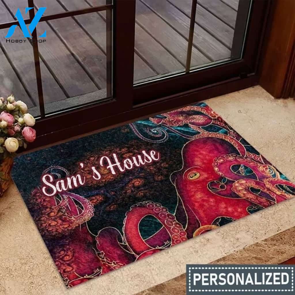 Octopus Personalized MMC3010235 Doormat