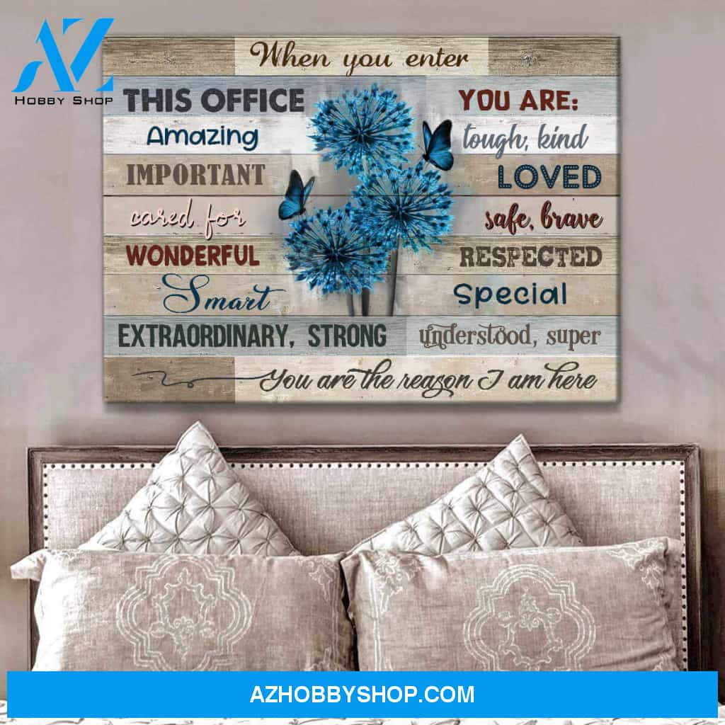 Office Canvas When you enter this office Wall Art Decor