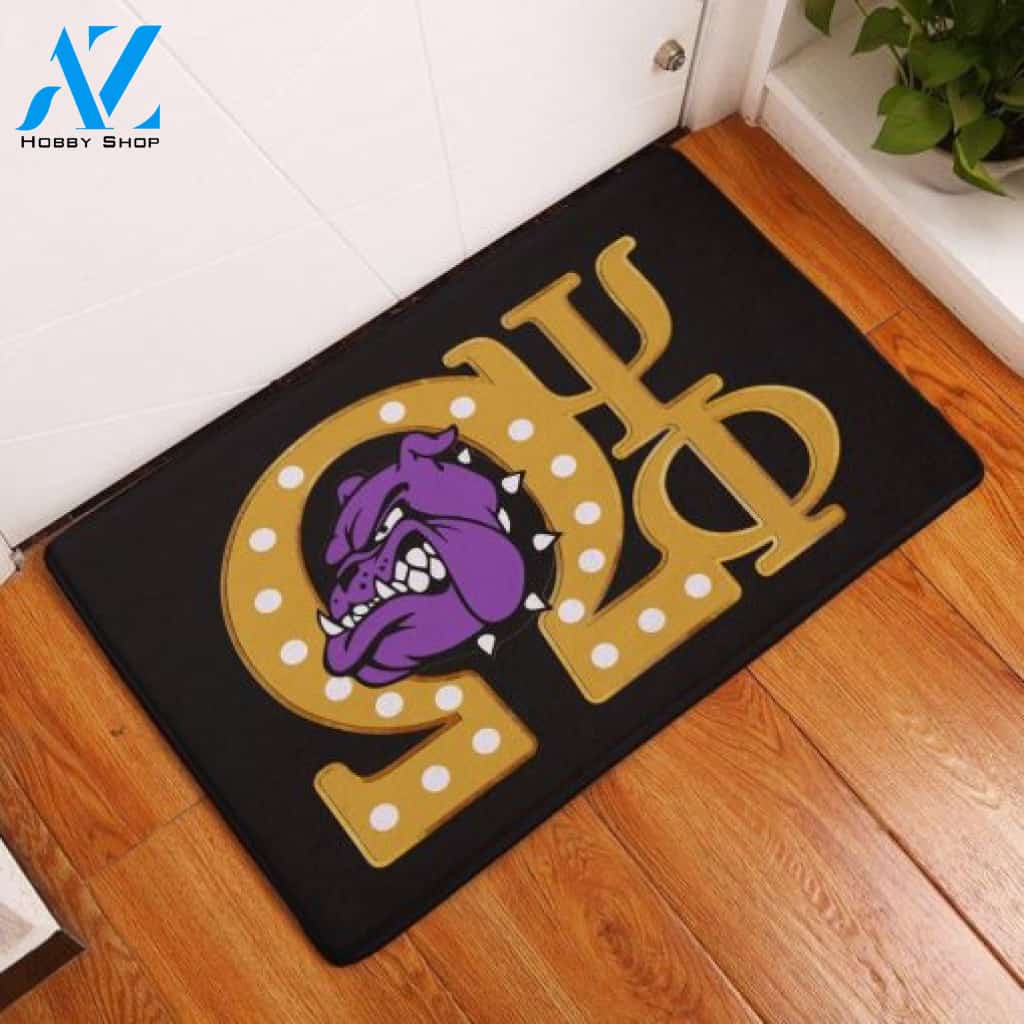 Omega Psi Phi Fraternity 1911 Doormat