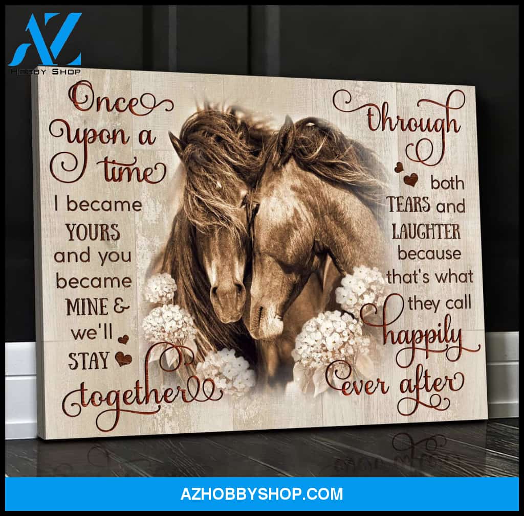 Once Upon A Time Horse Wall Art Canvas