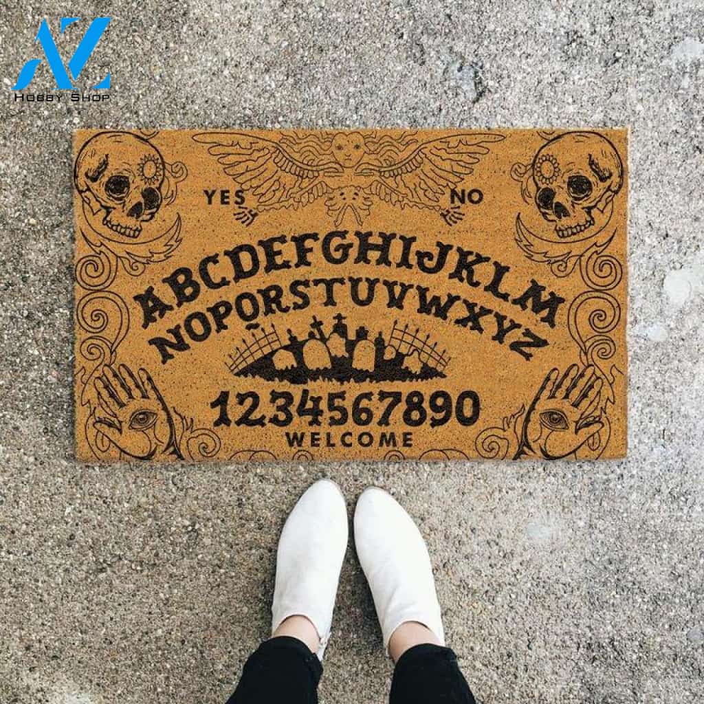 Ouija Board Funny Indoor And Outdoor Doormat Warm House Gift Welcome Mat Birthday Gift For Friend Family