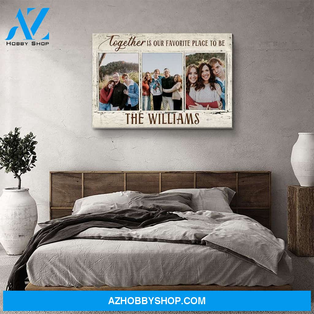 Our Place - Personalized Custom Photo Canvas
