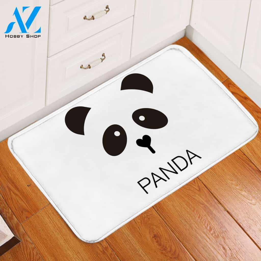 Panda Face Door Mat
