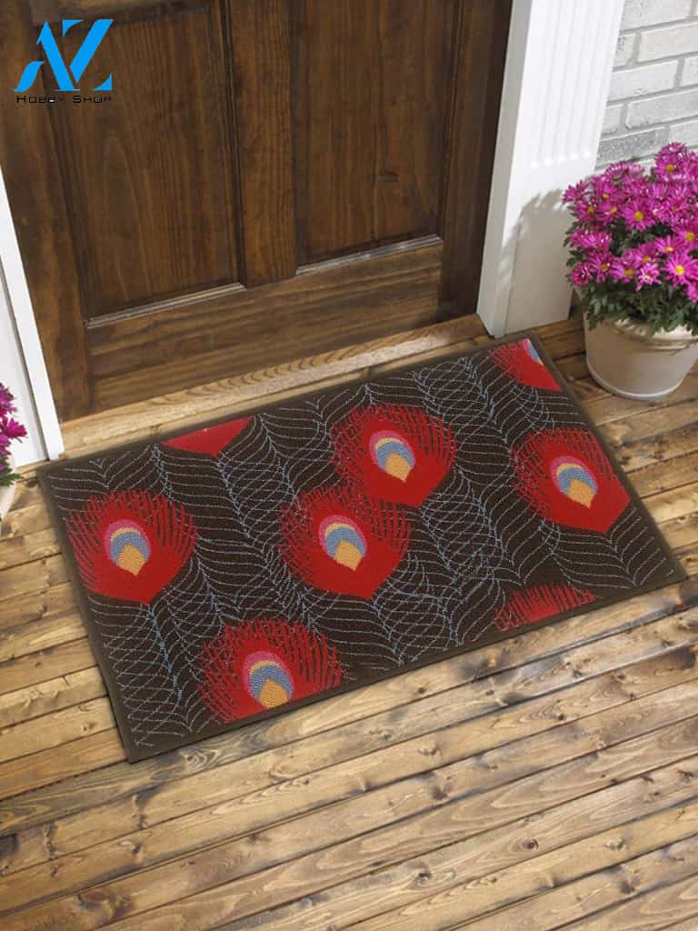 Peacock Feather CLP1110095D Doormat