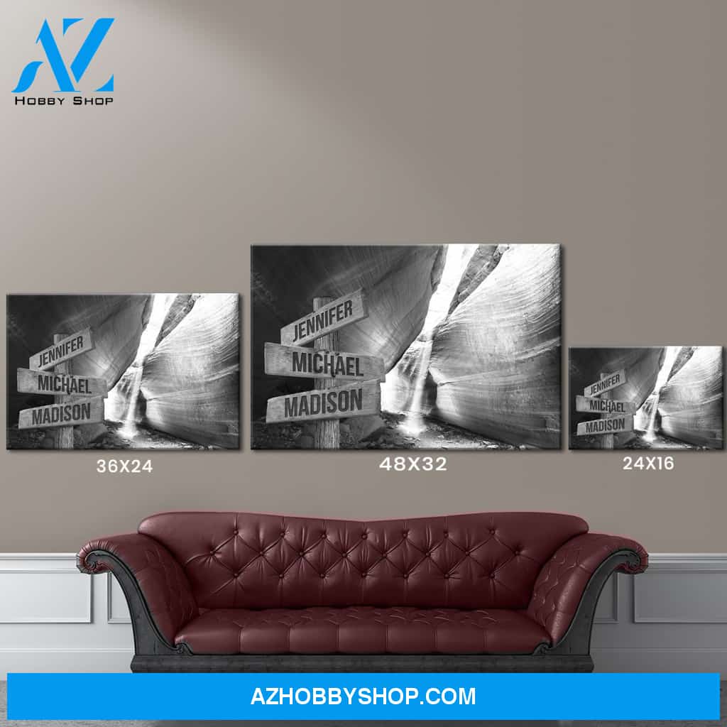 Peekaboo Canyon Multi-Names Premium Canvas