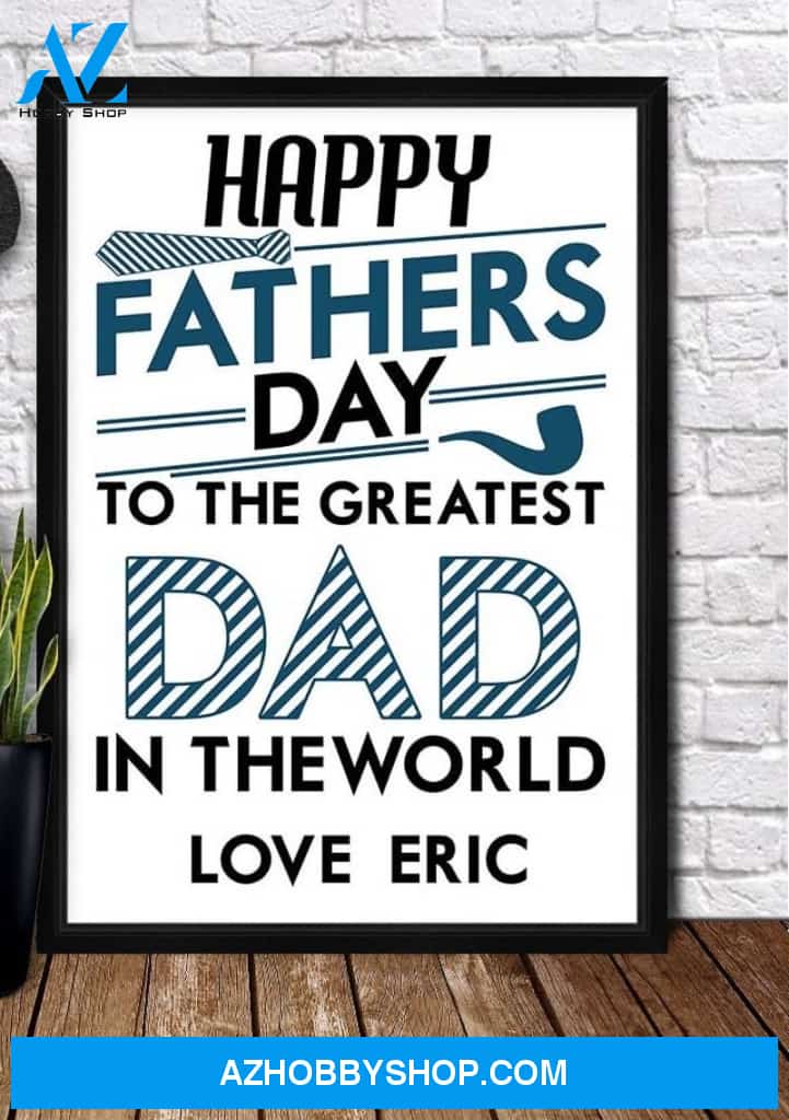Personaliezd Canvas And Poster, GREAT DAD Canvas And Poster, Canvas Wall Art, Wall Decor Visual Art, Gift Father's Day