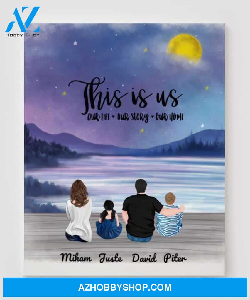 Personalized Canvas, Gifts For Dad, For Mom Canvas Wall Art, Wall Decor Visual Art Fathers Day Gifts, My Poster Wall V3