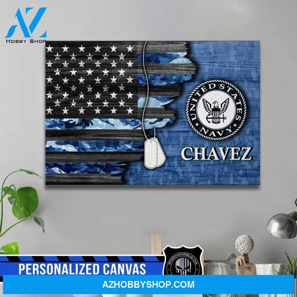 Personalized Canvas – Us Navy – Canvas