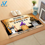 Personalized Cat Breed & Name, Custom Doormat Cat Halloween, Welcome To Cat's House, Cat Lovers, M0402, DO99