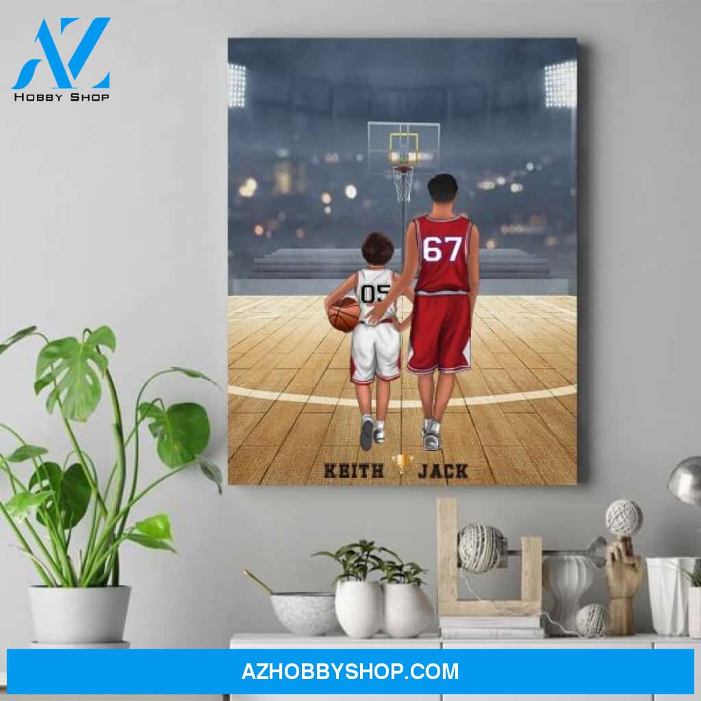 Personalized Dad Canvas - Best Father's Day Gifts - Meaningful Gifts For Dad