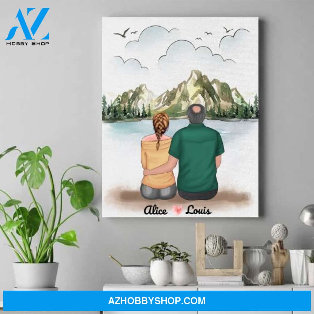 Personalized Dad Canvas - Birthday Gifts For Father From Daughter - Gifts For Your Dad