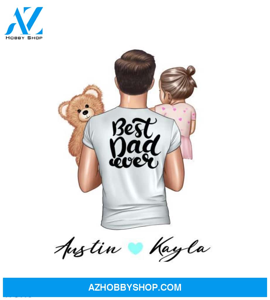 Personalized Daughter Canvas - Birthday Gift For Daughter - Dad And Daughter Gifts