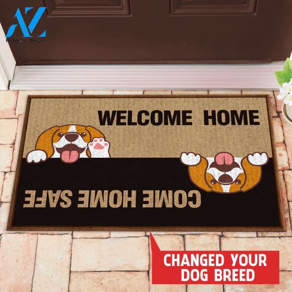 Personalized Dog Breed Doormat Full Printing | Welcome Mat | House Warming Gift