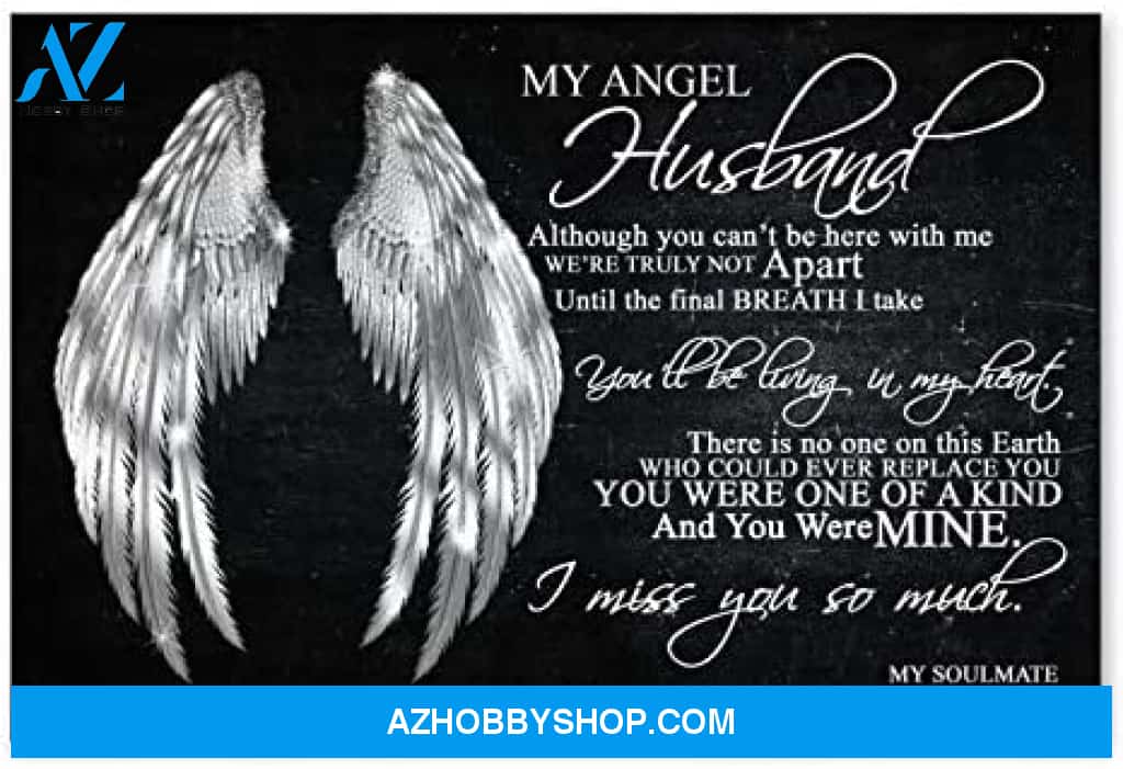 Personalized My Angel Husband Great Husband Gift Ideas Posters