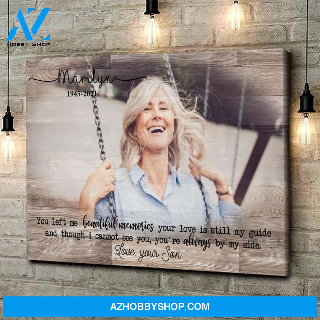 Personalized Sympathy Gift For Loss Of Loved Ones In Loving Memorial Canvas Canvas And Poster, Wall Decor Visual Art Gift Father's Day