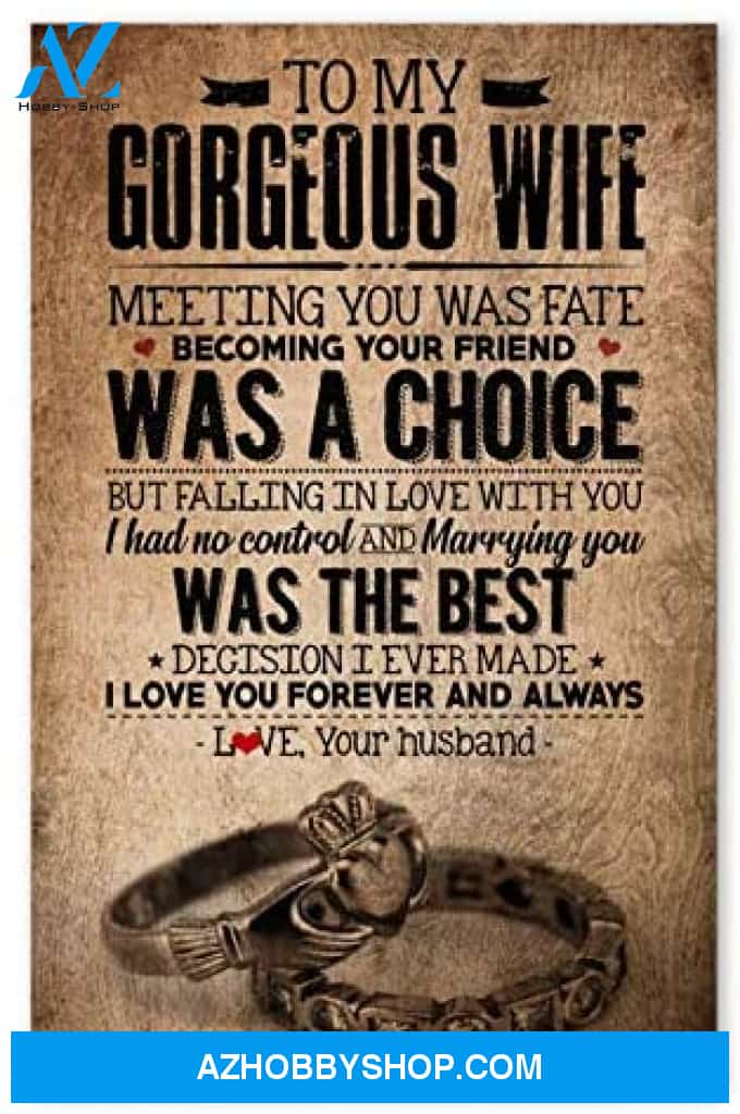 Personalized To My Gorgeous Wife Birthday Gifts For Wife Posters