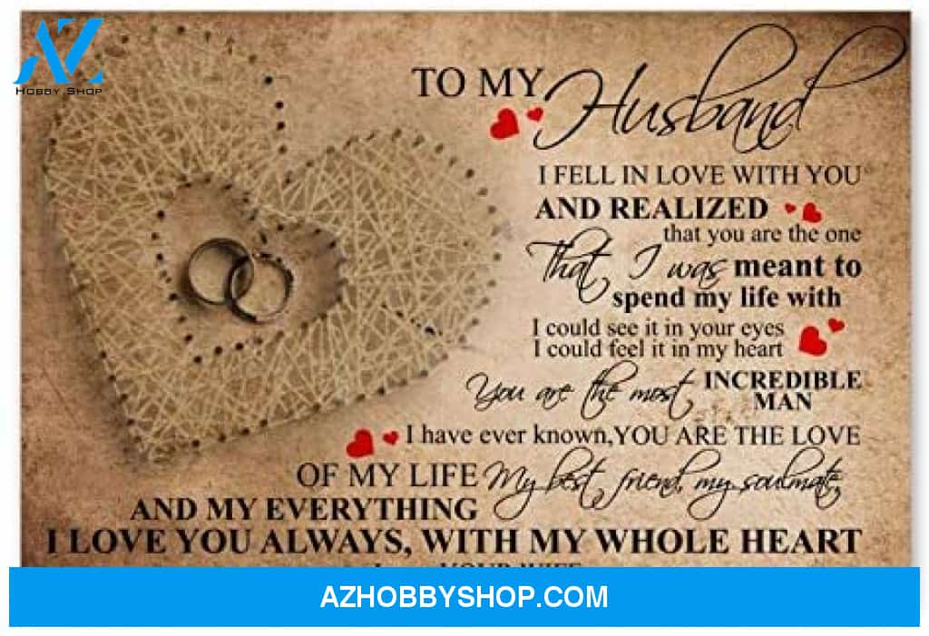 Personalized To My Husband For Husband From Wife Posters