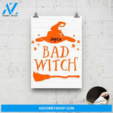 Personalized Witch Canvas Art - Best Gift For Bestie - Cool Halloween Gifts