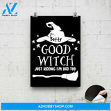 Personalized Witch Canvas Art - Bff Birthday Gifts - Halloween Gifts For Adults