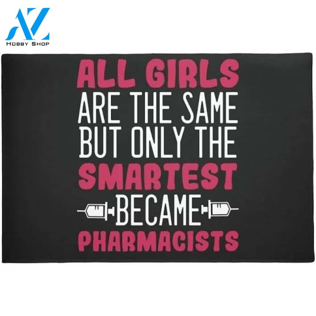 Pharmacist Girl Joke Pun Druggist Chemist Doormat Welcome Mat House Warming Gift Home Decor Funny Doormat Gift Idea