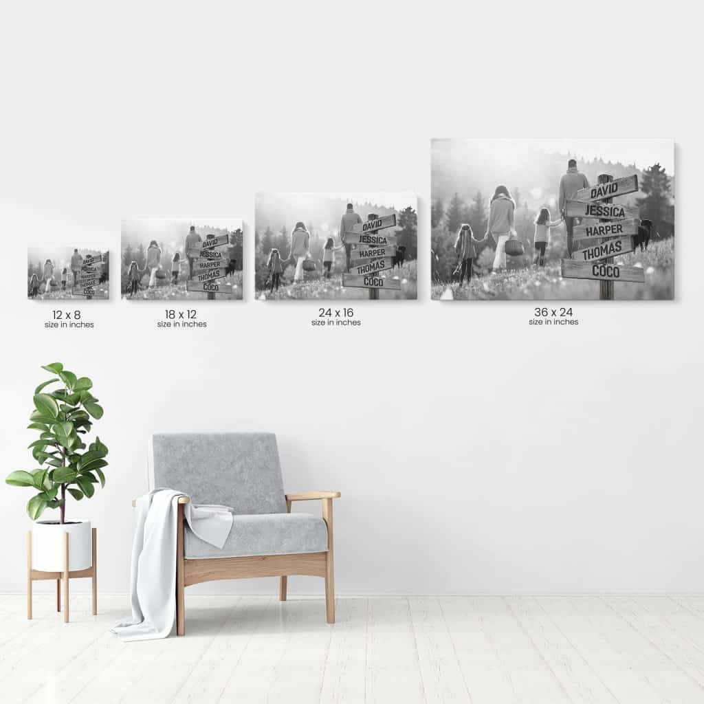 Photos to Canvas Prints , Family Custom Canvas, Gift For Family
