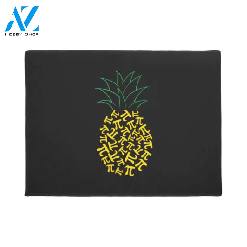 Pi Day Pineapple Math Teacher Doormat Welcome Mat House Warming Gift Home Decor Funny Doormat Gift Idea