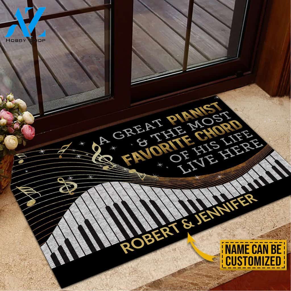 Piano Most Favorite Chord Custom Doormat | Welcome Mat | House Warming Gift