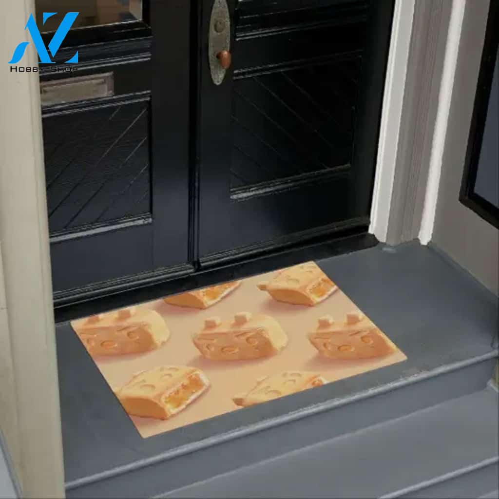 Pineapple Cake Doormat Floor Rug Housewarming Gift Home Living Home Decor Funny Doormat Gift Idea