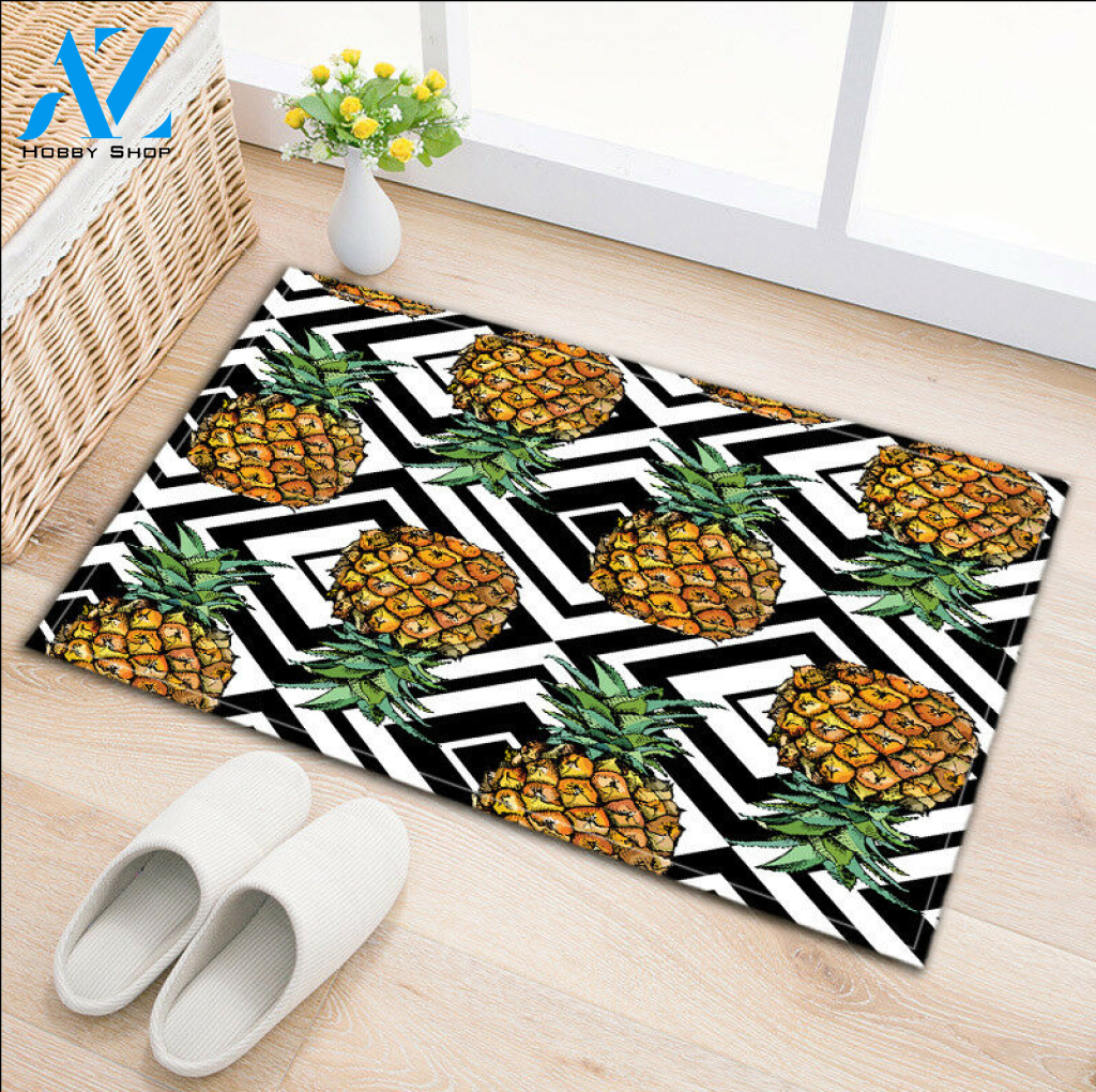 Pineapple Doormat Welcome Mat Housewarming Gift Home Decor Funny Doormat Gift Idea For Pineapple Lovers Gift For Friend Gift For Family