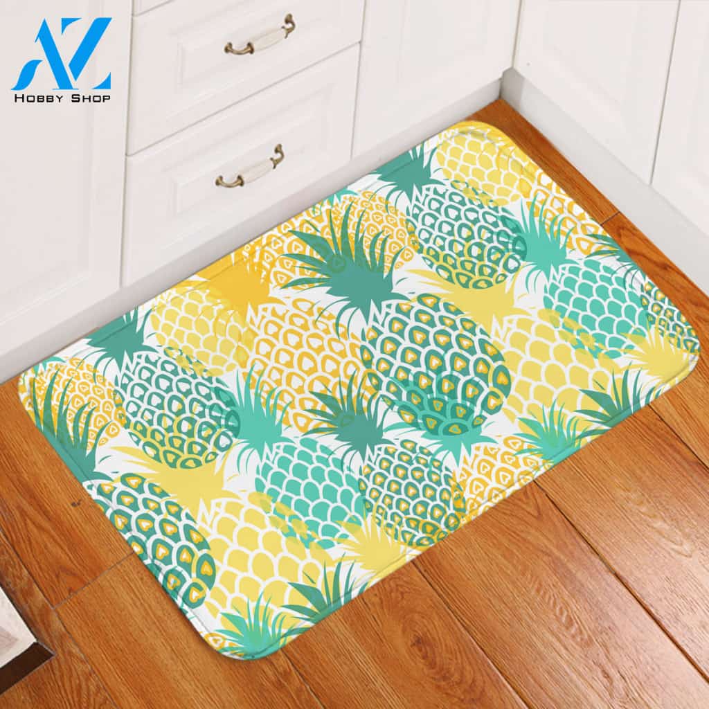 Pineapple Theme Door Mat