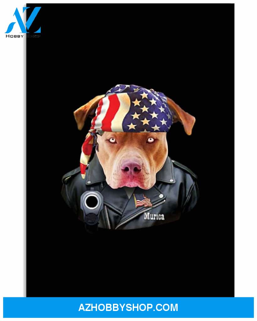 Pitbull Murica poster