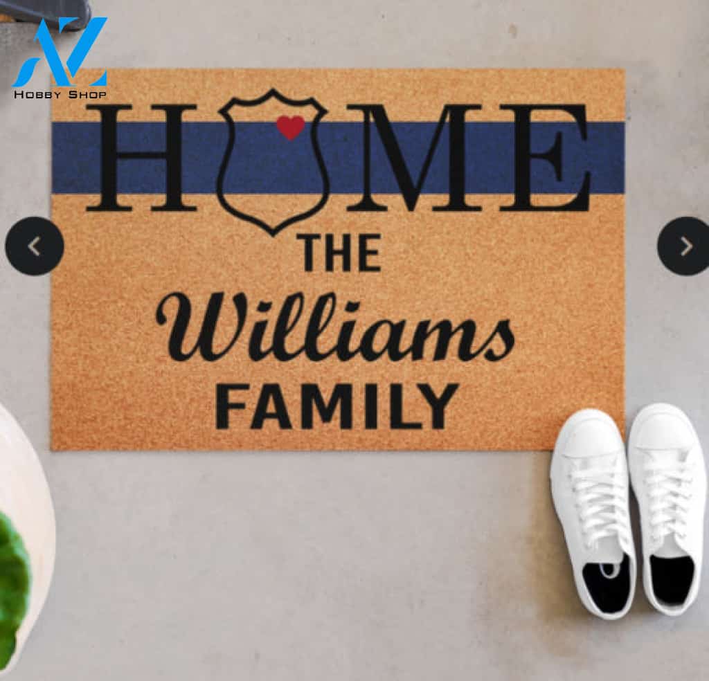 Police Home Doormat