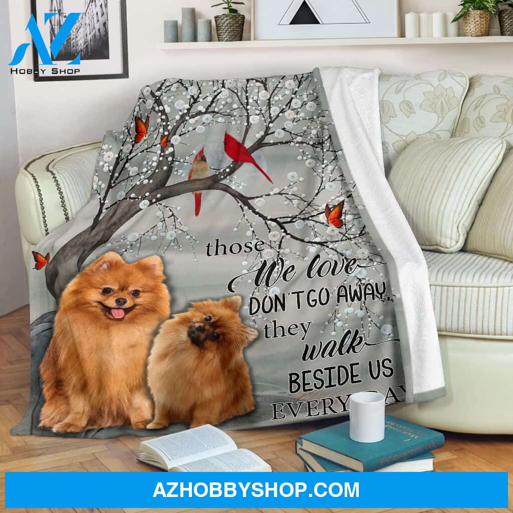 Pomeranian Every Day Fleece Blanket