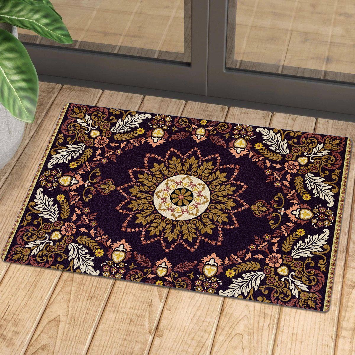 Mandala Boho 34 Doormat | Colorful | Size 8x27'' 24x36''