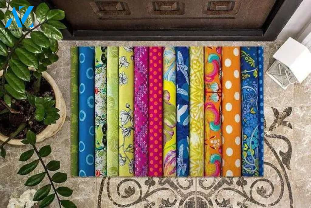 Quilting Fabric Pattern Housewarming Gift Family And Friend Awesome Doormats Inhouse Doormats Home Decor Housewarming Gift