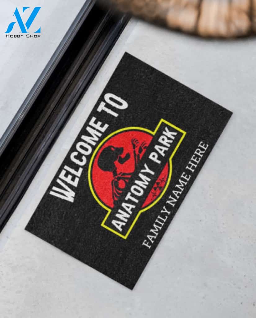 Rad Tech Welcome to Anatomy Park Doormat