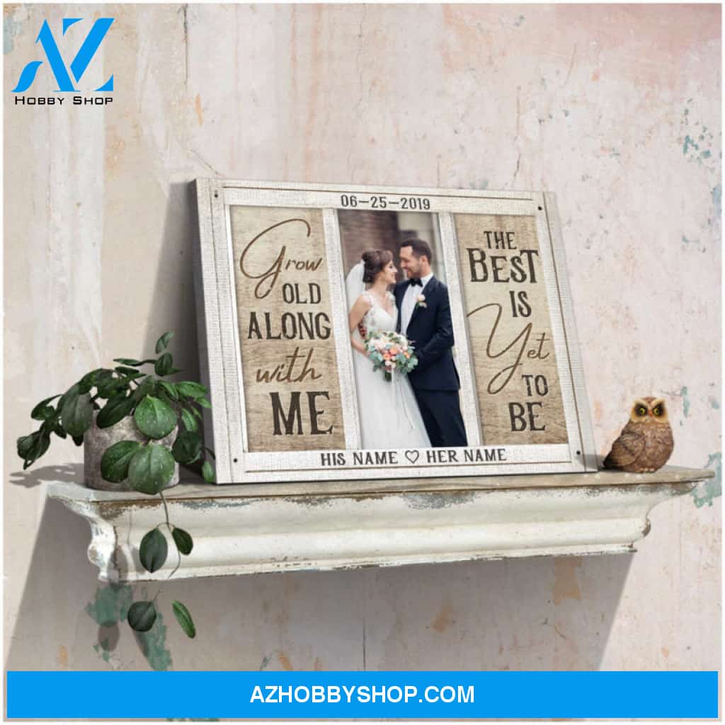 Romantic Gift For Wife On Wedding Anniversary Personalized Photo Gifts Canvas Print