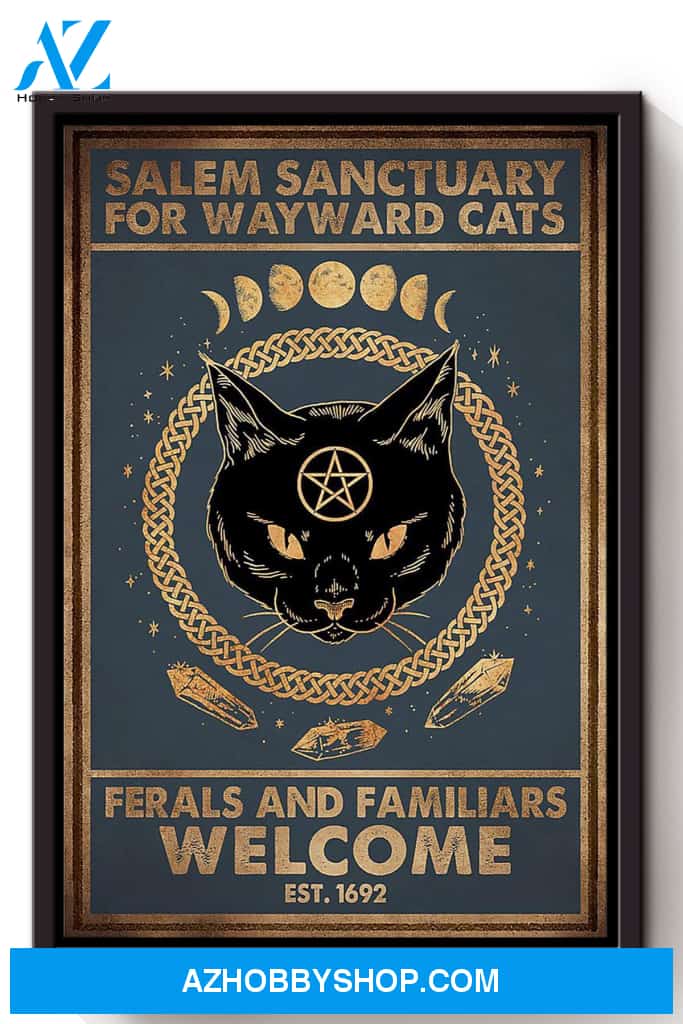 Salem Sanctualy For Wayward Cats Animal Canvas And Poster, Wall Decor Visual Art 3