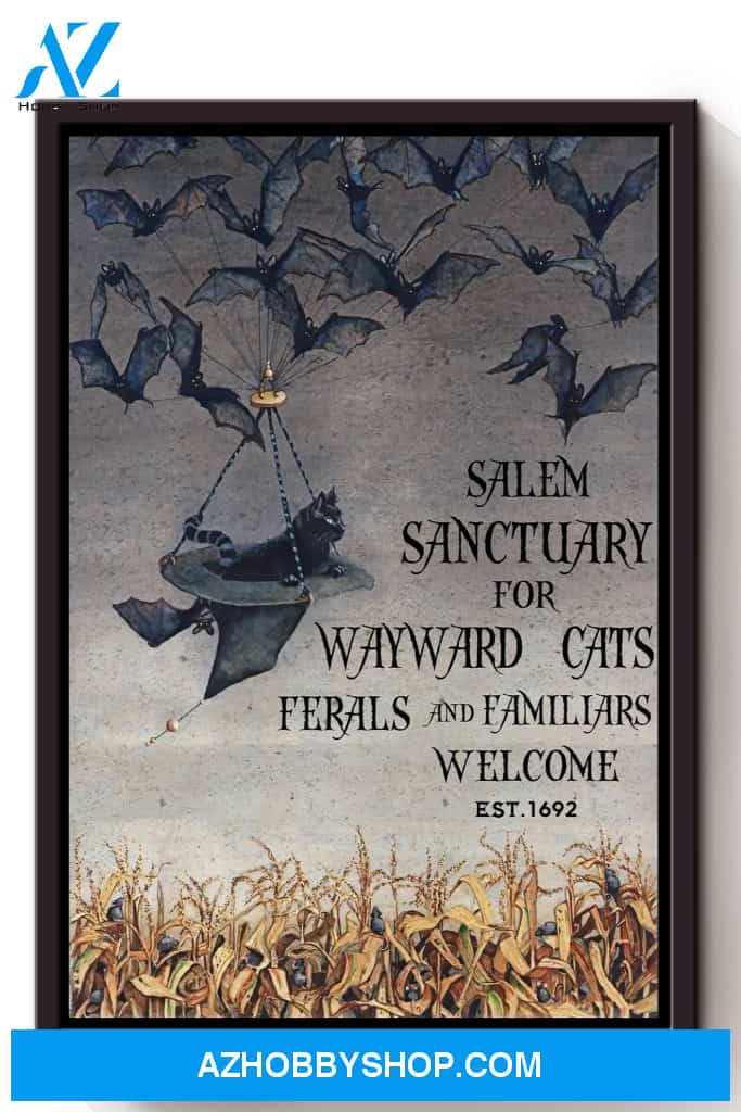 Salem Sanctuary Poster Halloween Canvas And Poster, Wall Decor Visual Art