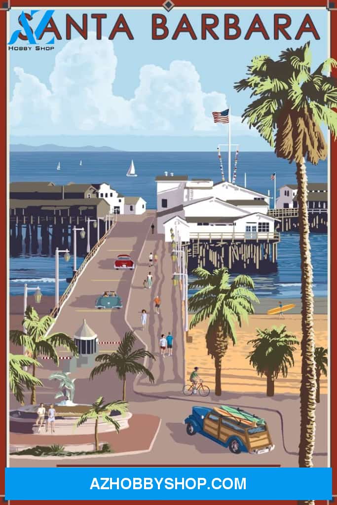 Santa Barbara California Stern'S Wharf