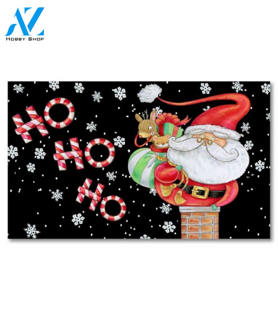 Santa Chimney Doormat - 18" x 30"