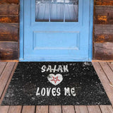 Satan Loves Me SED-0002 Door Mat
