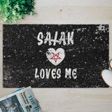 Satan Loves Me SED-0002 Door Mat