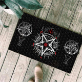 Satanic 5 Letters SED-0317 Door Mat