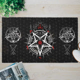 Satanic 5 Letters SED-0317 Door Mat