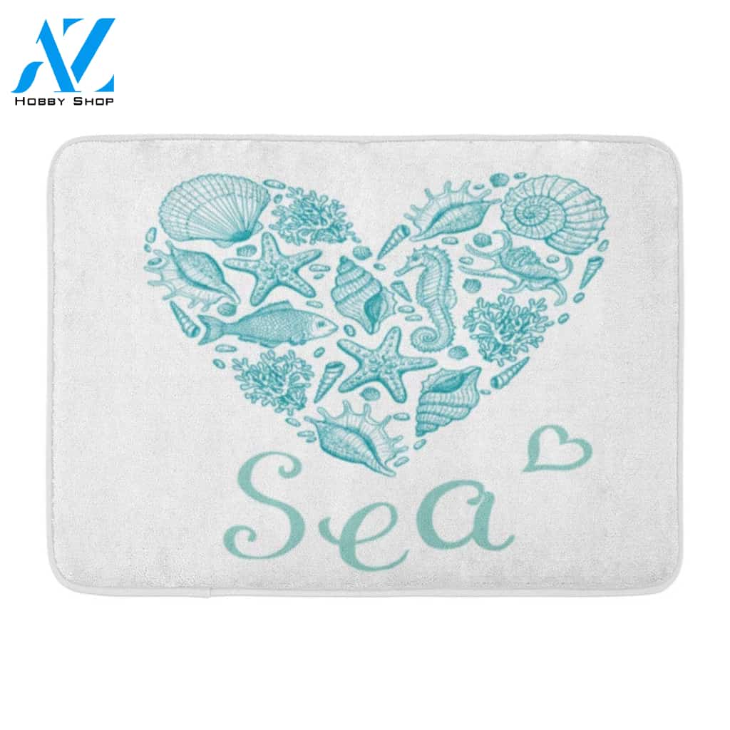 Sea Doormat Welcome Mat Housewarming Gift Home Decor Funny Doormat Gift For Beach Lovers Gift For Friend Birthday Gift