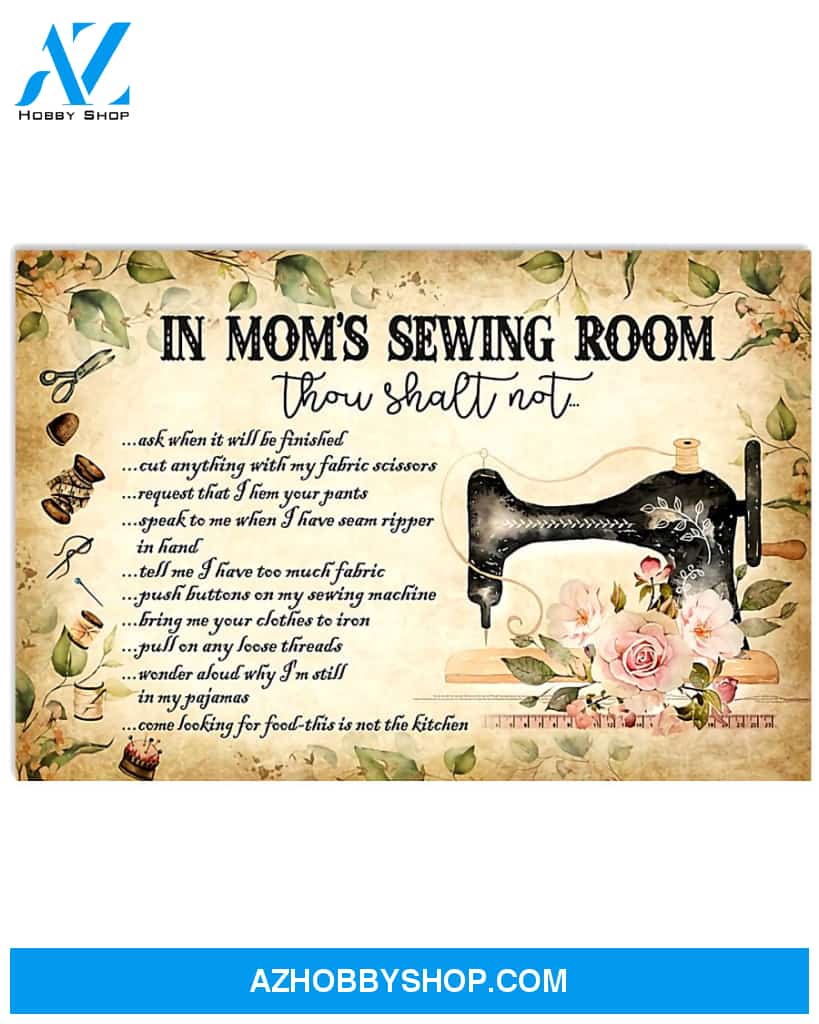 Sewing Poster In Mom S Sewing Room Wall Decor